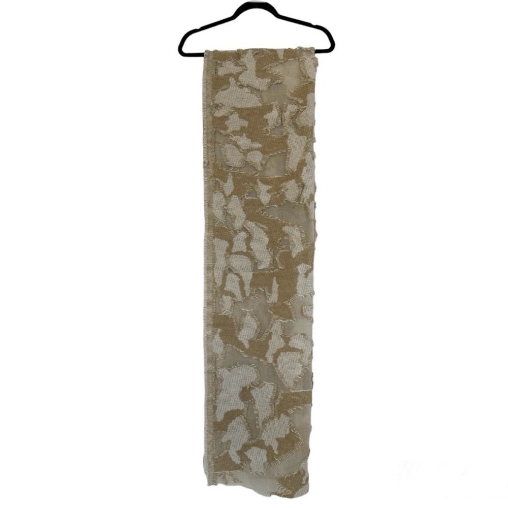 💖HOST PICK💖 | NWOT | Echo New York | Tan & Cream Textured Scarf / Wrap / Shawl